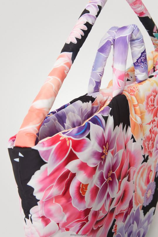 accesorio 4802L378 mujer Desigual bolso oversize con estampado floral - Desigual shop