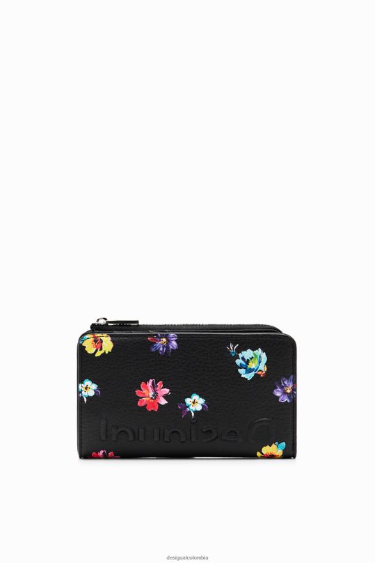 Desigual Colombia pagina oficial - accesorio 4802L1211 mujer Desigual cartera mediana con flores