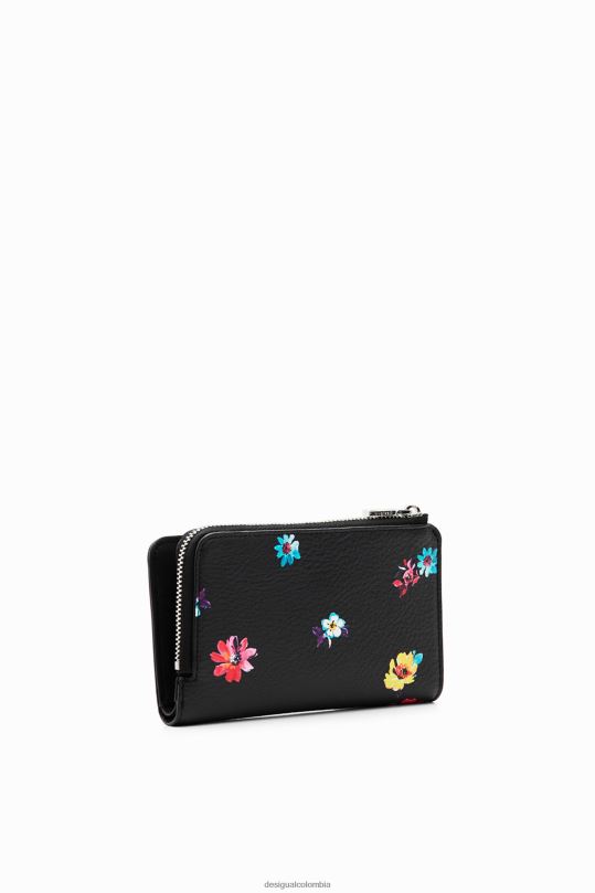 Desigual Colombia pagina oficial - accesorio 4802L1211 mujer Desigual cartera mediana con flores