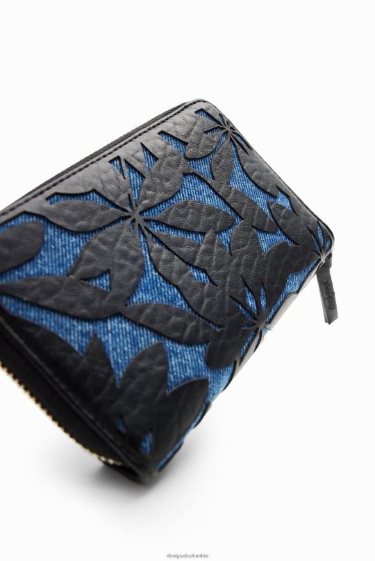 Desigual Colombia - accesorio 4802L1224 mujer Desigual cartera pequeña con flores troqueladas