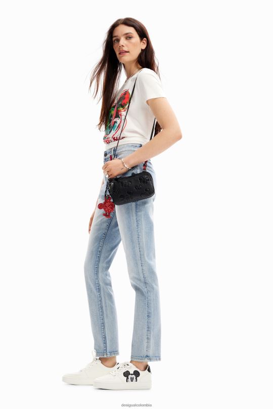 accesorio 4802L1251 mujer Desigual cartera de mickey mouse bolsa para teléfono inteligente - Desigual Colombia Medellín
