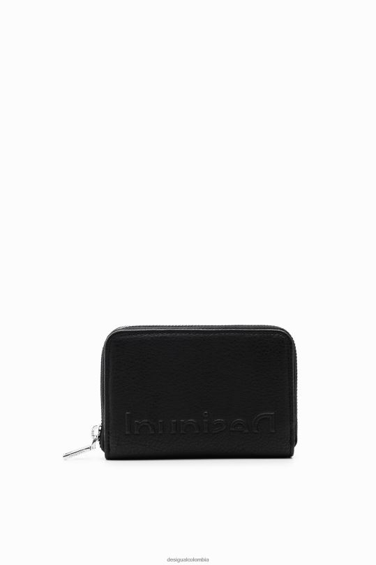 Desigual Colombia pagina oficial - accesorio 4802L1253 mujer Desigual cartera pequeña con medio logo