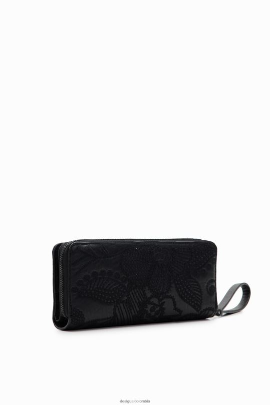 Desigual Colombia - accesorio 4802L1262 mujer Desigual cartera grande con bordado floral