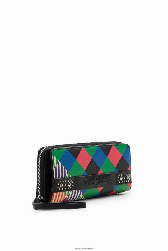 accesorio 4802L1297 mujer Desigual cartera grande con diamantes - Desigual sales online