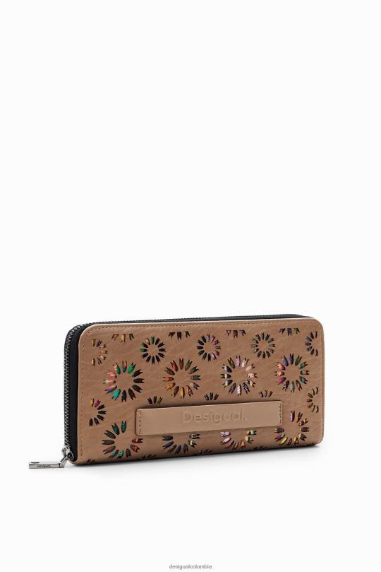 Desigual Colombia - accesorio 4802L1309 mujer Desigual cartera grande troquelada