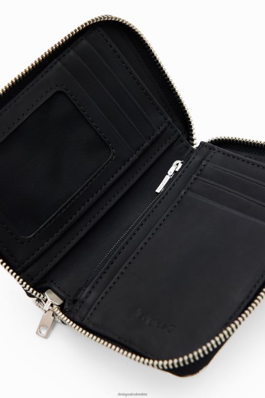 Desigual Colombia bolsos - accesorio 4802L1318 mujer Desigual cartera pequeña metalizada con patchwork