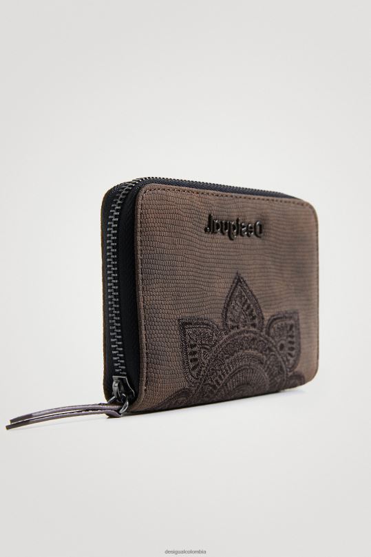 accesorio 4802L1380 mujer Desigual monedero con efecto de piel de reptil - Desigual sales online