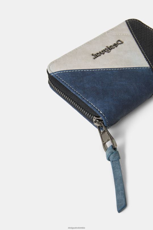accesorio 4802L1383 mujer Desigual monedero con parche de efecto cuero - Desigual Colombia Medellín