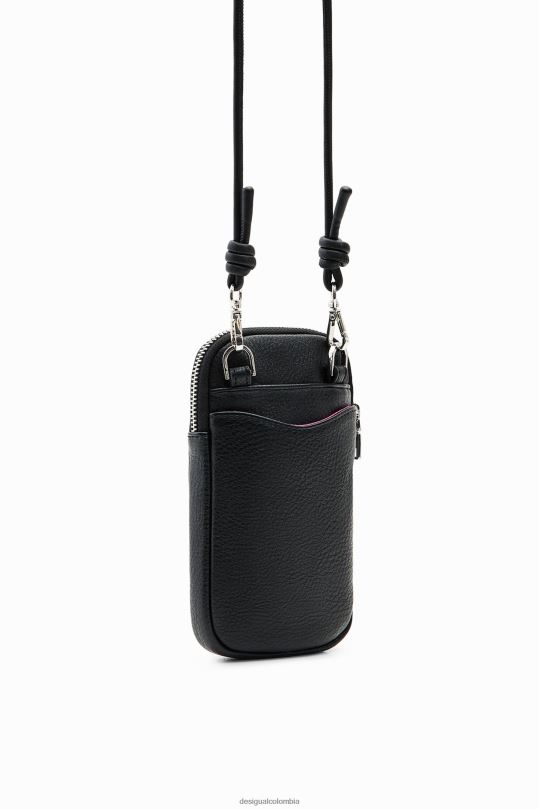 accesorio 4802L199 mujer Desigual cartera con efecto de piel y soporte para smartphone - Desigual Colombia Medellín