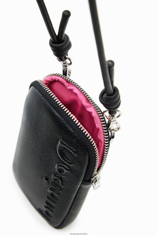 accesorio 4802L199 mujer Desigual cartera con efecto de piel y soporte para smartphone - Desigual Colombia Medellín
