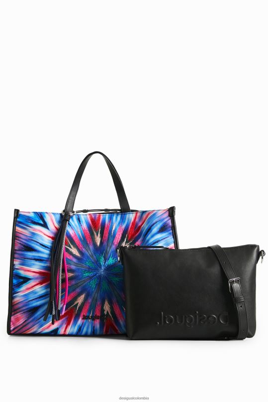 Desigual Colombia pagina oficial - accesorio 4802L1347 mujer Desigual bolsa de compras caleidoscopio