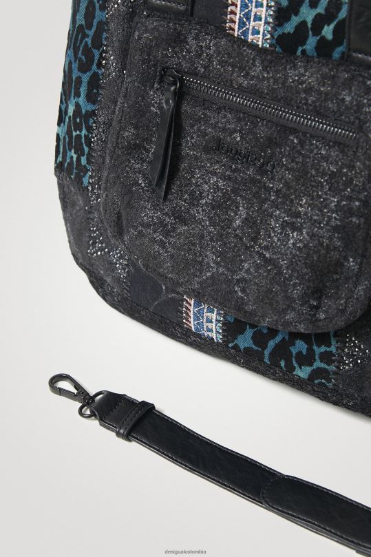 blusas Desigual bogota - accesorio 4802L1384 mujer Desigual bolsa de compras reptil