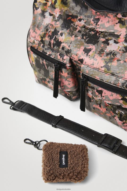 accesorio 4802L1390 mujer Desigual bolsa de compras con fuelle lateral - Desigual Colombia rebajas
