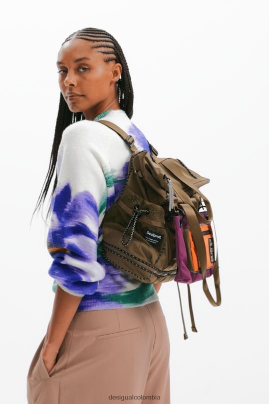 Desigual zapatos Colombia - accesorio 4802L1170 mujer Desigual mochila multiposición xl