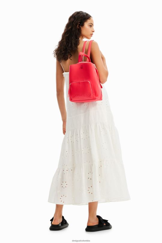 accesorio 4802L1197 mujer Desigual mochila pequeña con medio logo - Desigual shop