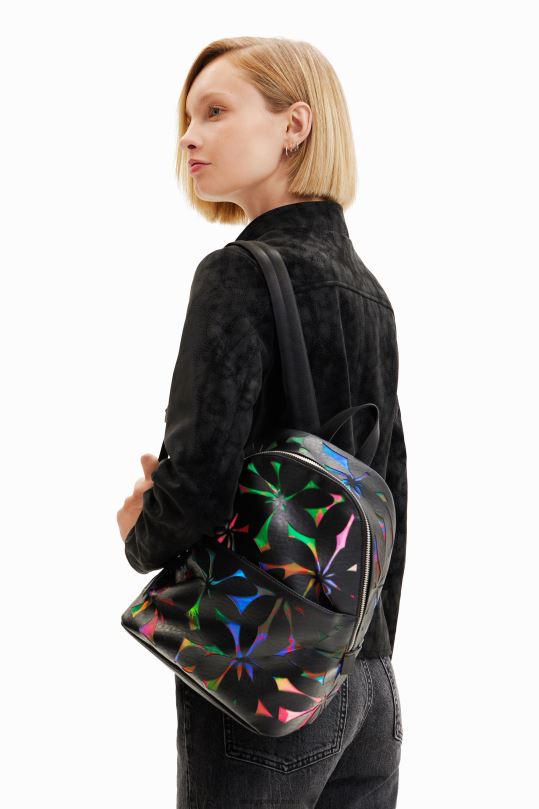 Desigual Colombia bolsos - accesorio 4802L1209 mujer Desigual mochila pequeña con flores troqueladas
