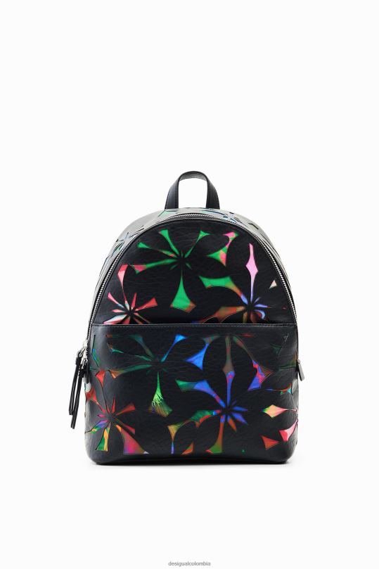 Desigual Colombia bolsos - accesorio 4802L1209 mujer Desigual mochila pequeña con flores troqueladas