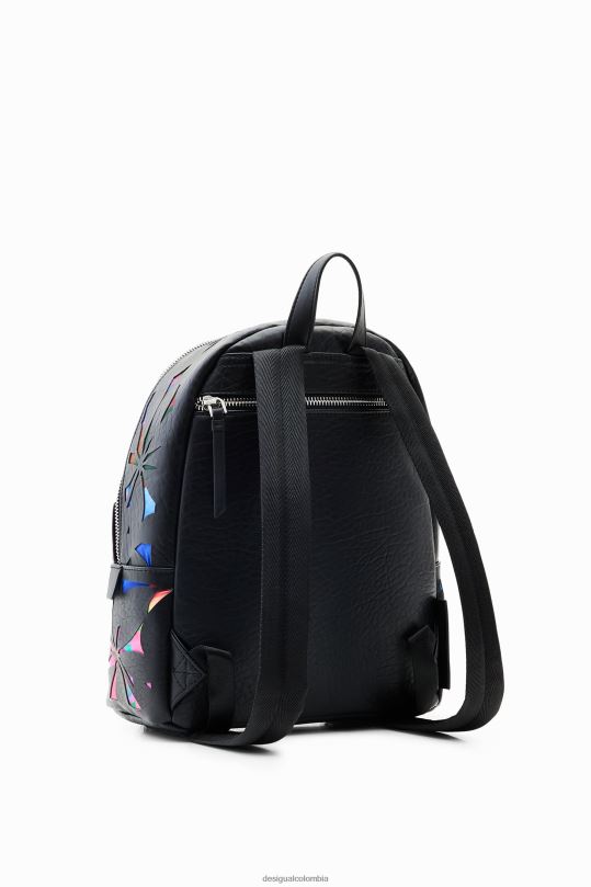 Desigual Colombia bolsos - accesorio 4802L1209 mujer Desigual mochila pequeña con flores troqueladas