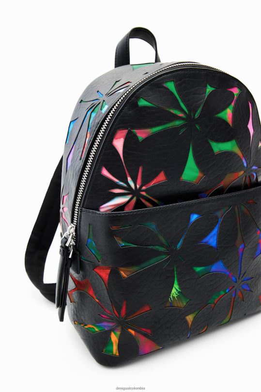 Desigual Colombia bolsos - accesorio 4802L1209 mujer Desigual mochila pequeña con flores troqueladas