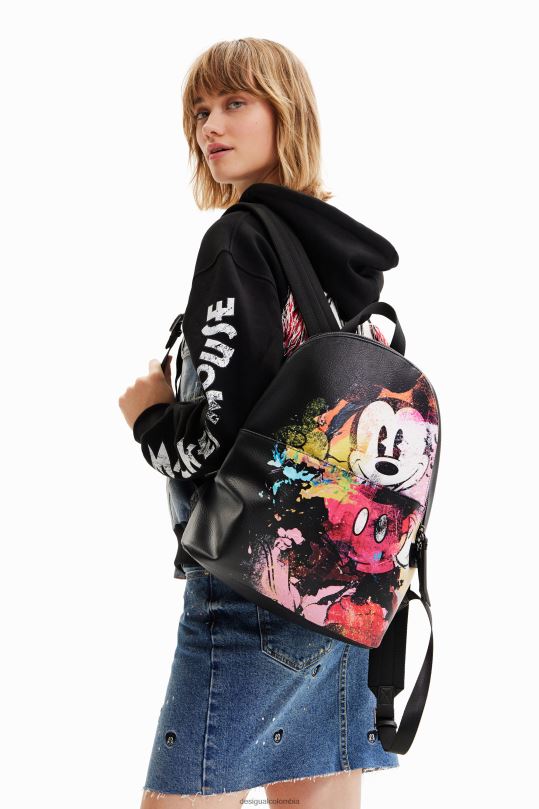 Desigual zapatos Colombia - accesorio 4802L1213 mujer Desigual mochila mediana de mickey mouse de disney