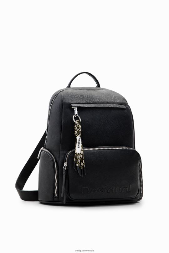 accesorio 4802L1225 mujer Desigual mochila mediana con medio logo - Desigual Colombia Medellín