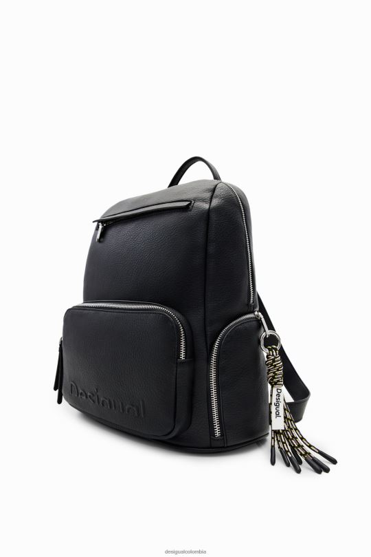 accesorio 4802L1225 mujer Desigual mochila mediana con medio logo - Desigual Colombia Medellín