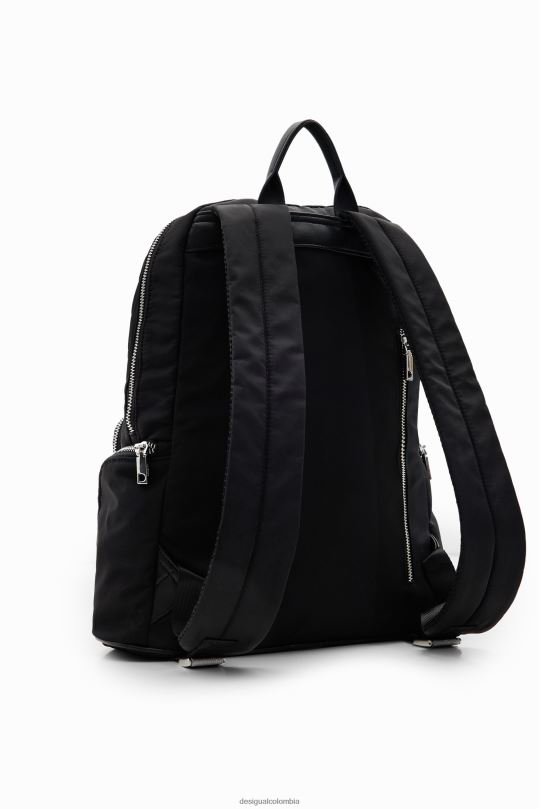 accesorio 4802L1228 mujer Desigual mochila grande con bolsillos de nailon - Desigual shop