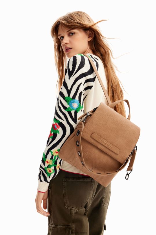 Desigual Colombia pagina oficial - accesorio 4802L1232 mujer Desigual mochila pequeña con estrellas multiposiciones
