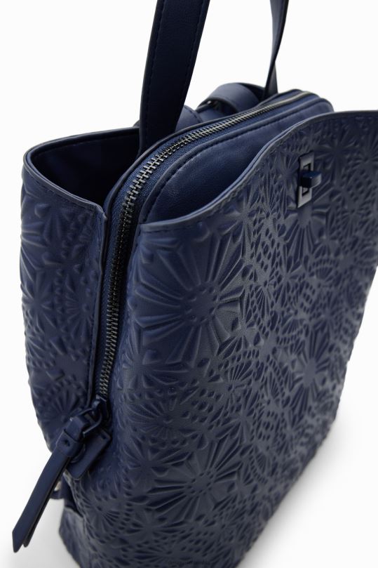 blusas Desigual bogota - accesorio 4802L1250 mujer Desigual mochila pequeña con relieve geométrico
