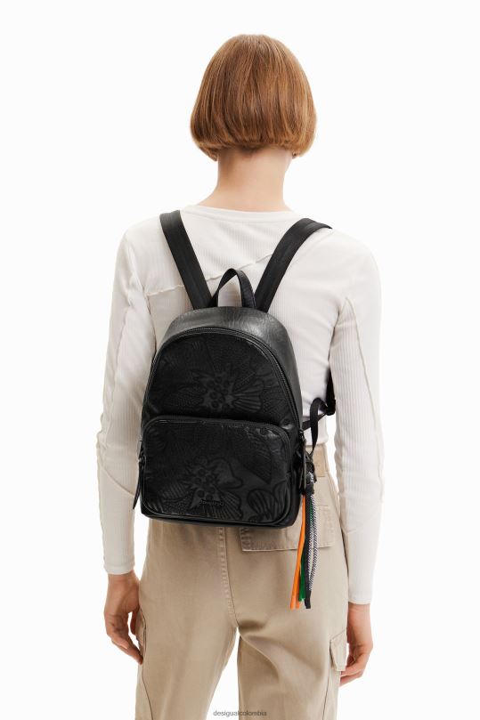 accesorio 4802L1282 mujer Desigual mochila pequeña bordada - Desigual Colombia Medellín