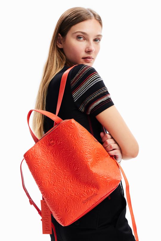 Desigual Colombia bolsos - accesorio 4802L1295 mujer Desigual mochila pequeña con relieve geométrico