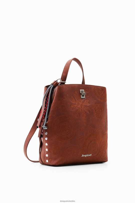 blusas Desigual bogota - accesorio 4802L1303 mujer Desigual mochila pequeña con efecto de piel