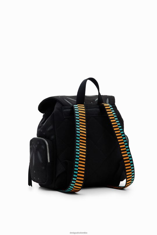 accesorio 4802L1316 mujer Desigual mochila mediana con bordado suizo - Desigual Colombia Medellín