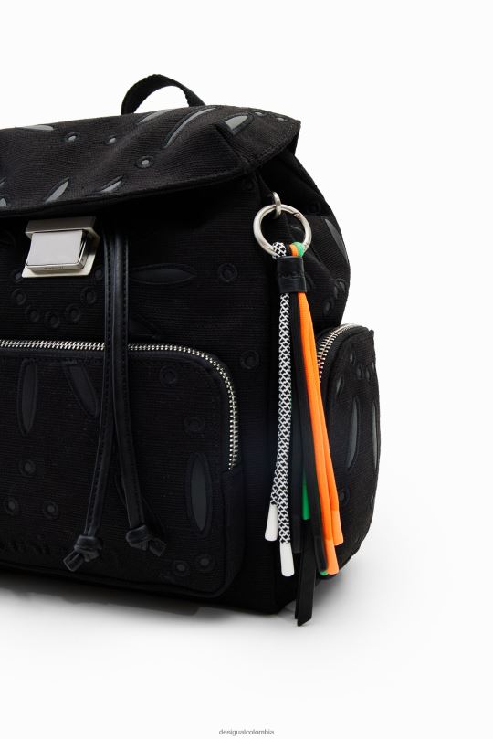 accesorio 4802L1316 mujer Desigual mochila mediana con bordado suizo - Desigual Colombia Medellín