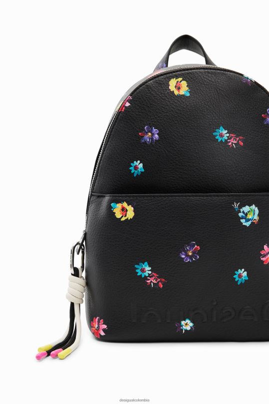 blusas Desigual bogota - accesorio 4802L1355 mujer Desigual mochila pequeña con flores