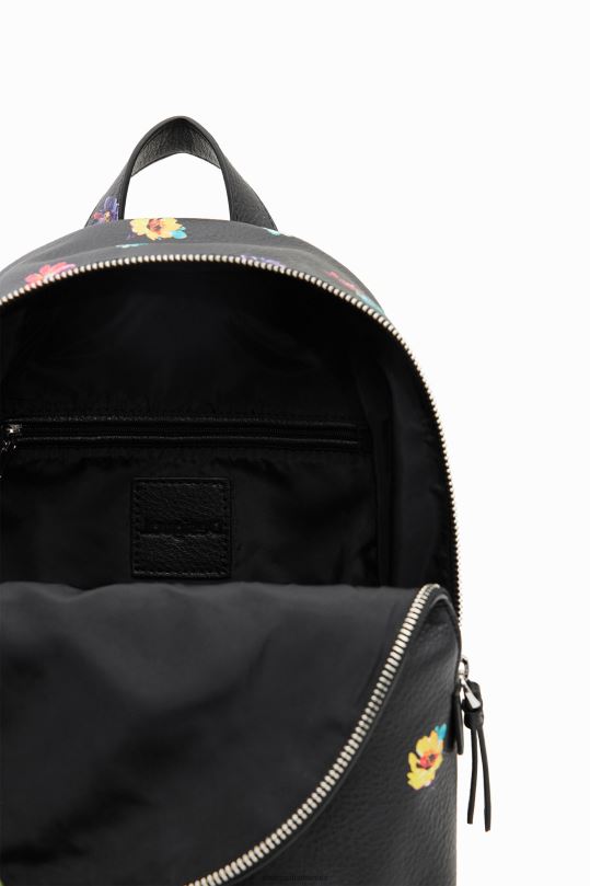 blusas Desigual bogota - accesorio 4802L1355 mujer Desigual mochila pequeña con flores