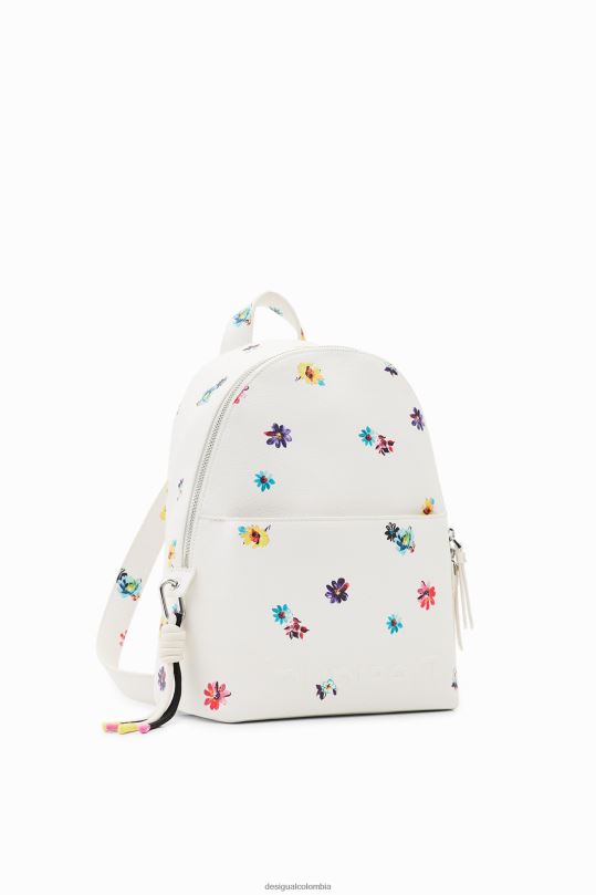 accesorio 4802L1364 mujer Desigual mochila pequeña con flores - Desigual sale damen