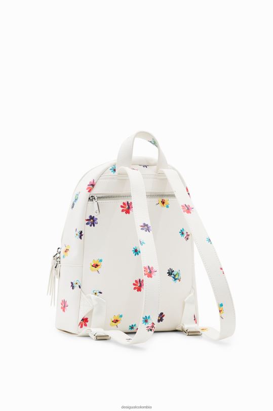 accesorio 4802L1364 mujer Desigual mochila pequeña con flores - Desigual sale damen