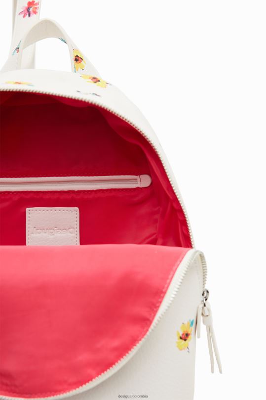 accesorio 4802L1364 mujer Desigual mochila pequeña con flores - Desigual sale damen