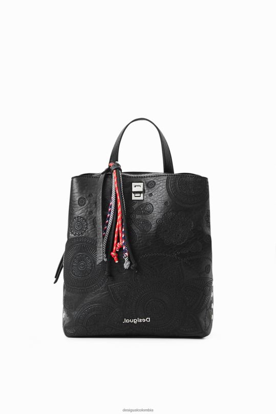 accesorio 4802L1461 mujer Desigual mochila pequeña con efecto de piel - Desigual Colombia rebajas