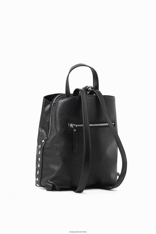 accesorio 4802L1461 mujer Desigual mochila pequeña con efecto de piel - Desigual Colombia rebajas