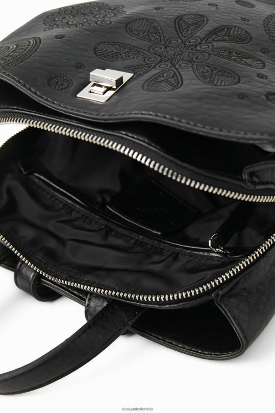accesorio 4802L1461 mujer Desigual mochila pequeña con efecto de piel - Desigual Colombia rebajas