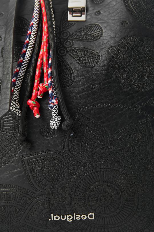 accesorio 4802L1461 mujer Desigual mochila pequeña con efecto de piel - Desigual Colombia rebajas