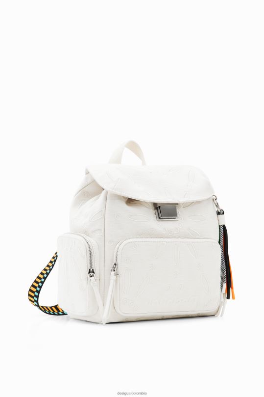 blusas Desigual bogota - accesorio 4802L589 mujer Desigual mochila mediana con bordado suizo