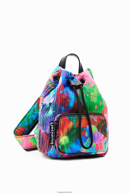 accesorio 4802L646 mujer Desigual mochila mini floral multiposición - Desigual shop