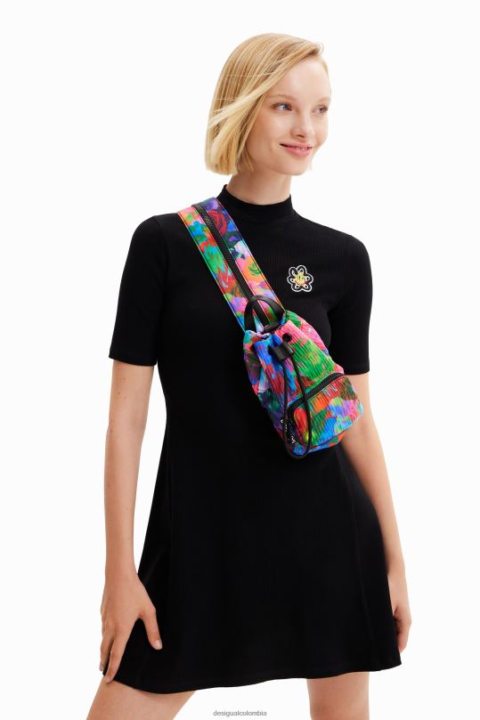 accesorio 4802L646 mujer Desigual mochila mini floral multiposición - Desigual shop