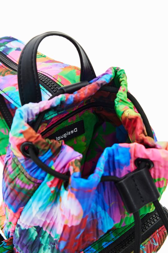 accesorio 4802L646 mujer Desigual mochila mini floral multiposición - Desigual shop