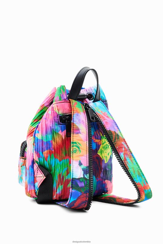 accesorio 4802L646 mujer Desigual mochila mini floral multiposición - Desigual shop