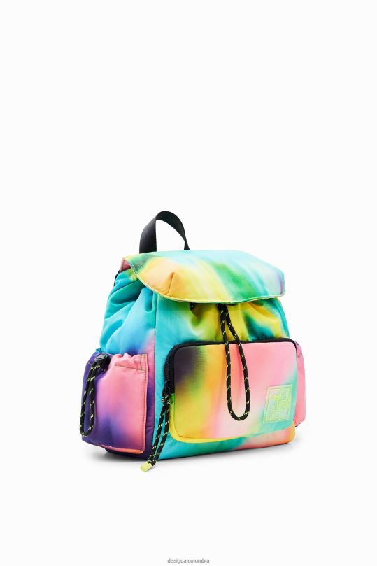 Desigual Colombia - accesorio 4802L721 mujer Desigual mochila mediana de nailon con efecto tie-dye