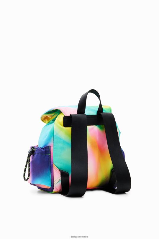 Desigual Colombia - accesorio 4802L721 mujer Desigual mochila mediana de nailon con efecto tie-dye